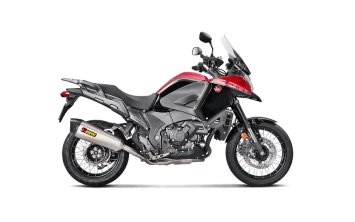 Akrapovic Slip-on Line Titanium Einddemper met E-keur Honda VFR 1200 X Crosstourer 2016 > 2020